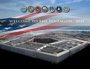 Screenshot of the Welcome to the Pentagon handbook cover page