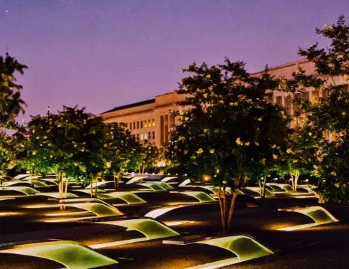 Photo of the Pentagon Memorial