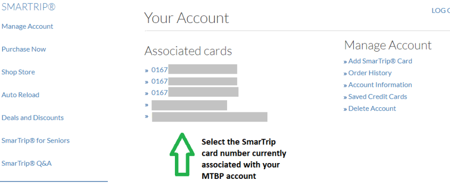 Your Account screen