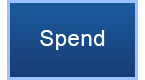 An image of the word Spend on a medium blue background